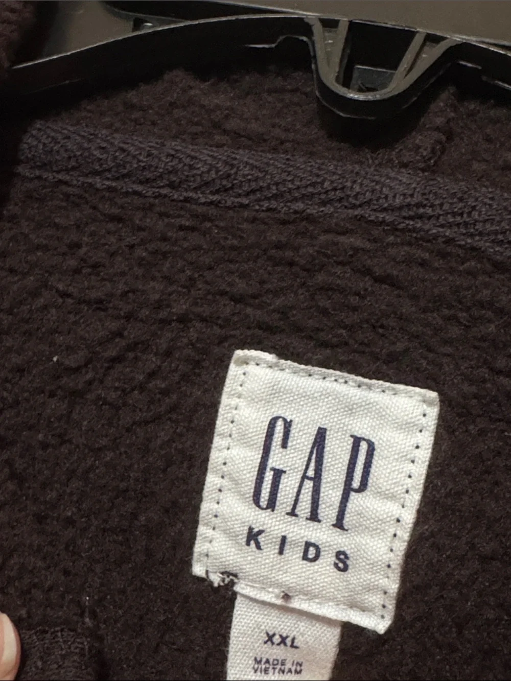 GAP Brown Hoodie & Jogger Set with Gold Lettering. XXL BOYS. Like New.